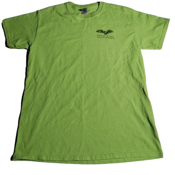JEWEL CAVE NATIONAL MONUMENT SOUTH DAKOTA Green Medium Short Sleeve Cave Bacon - Picture 2 of 13